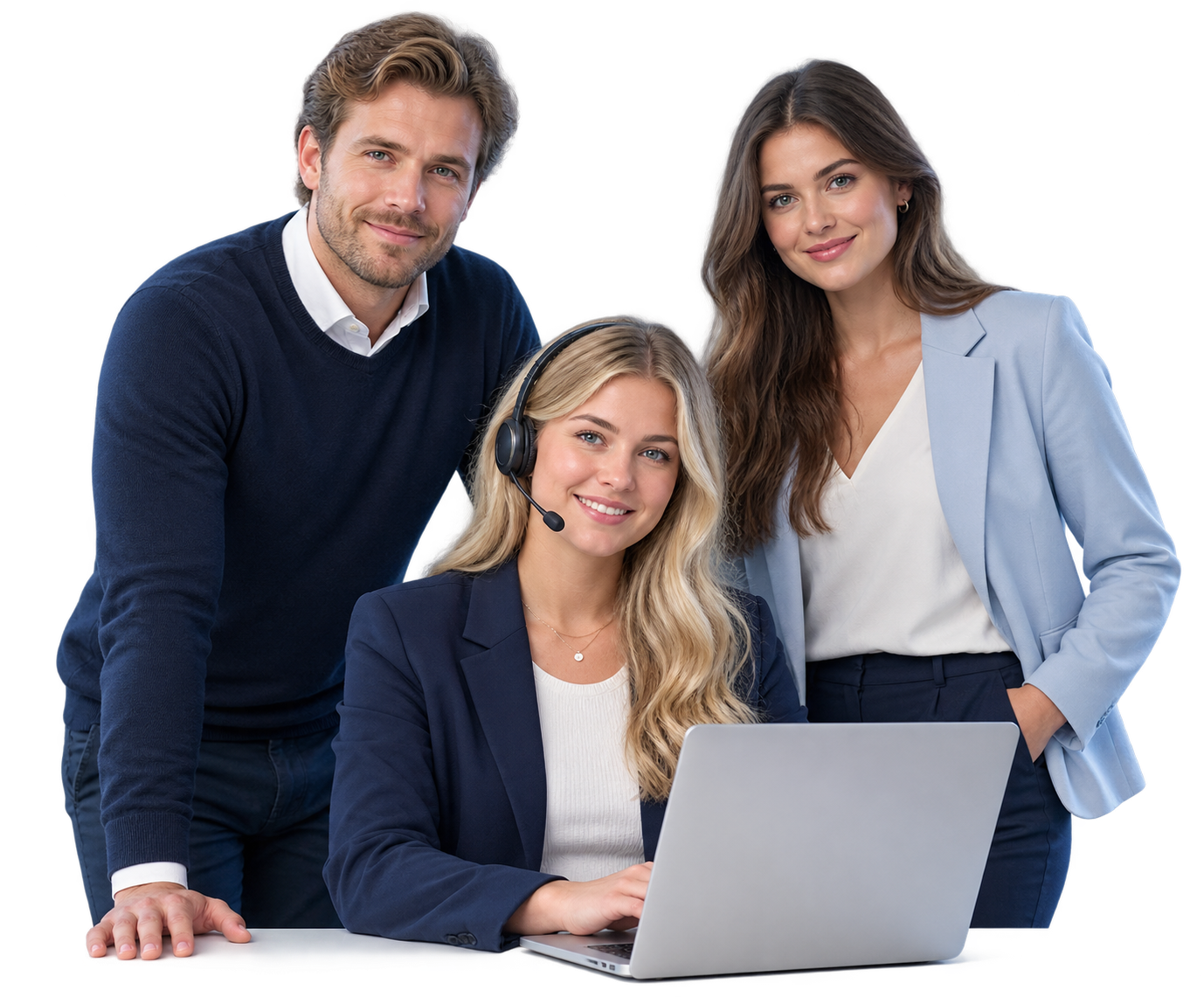 Three Nordic IPTV support specialists ready to help