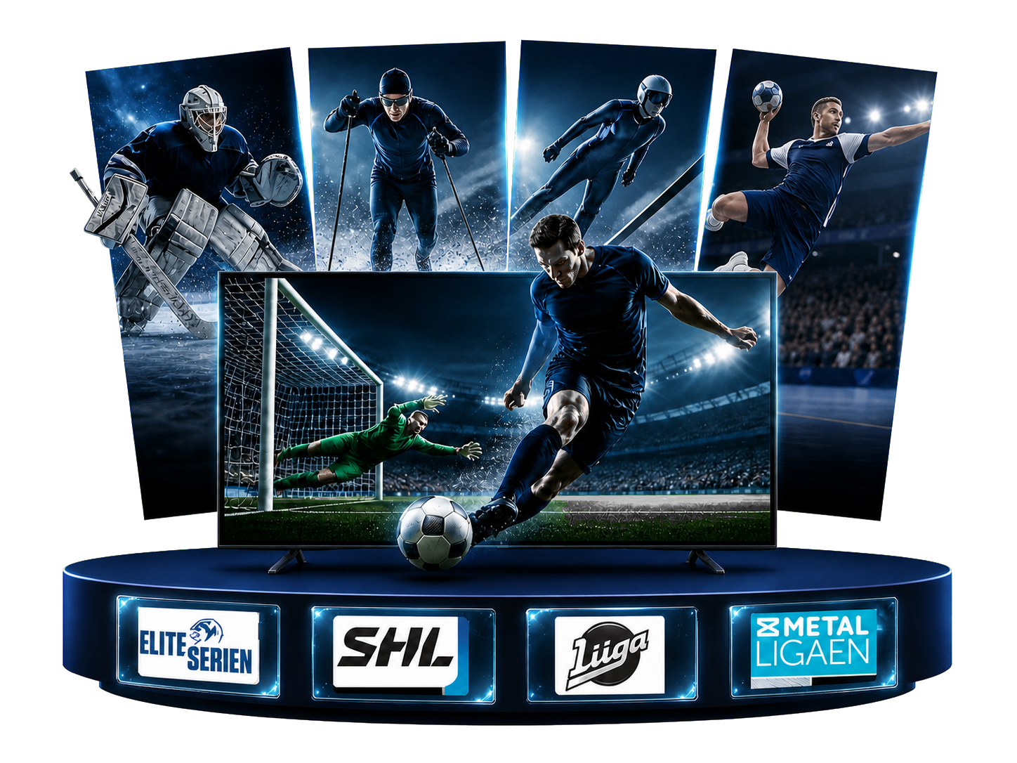 Nordic live sport including football, hockey, handball and winter sports